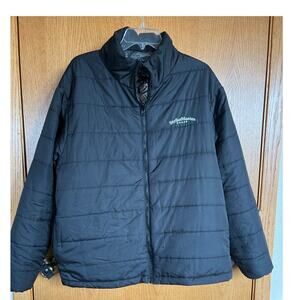 Strike Master Rapala Light Allie Black Quilted Puff Jacket, Women's size XL